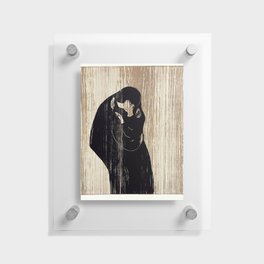 Edvard Munch Kiss Floating Acrylic Print