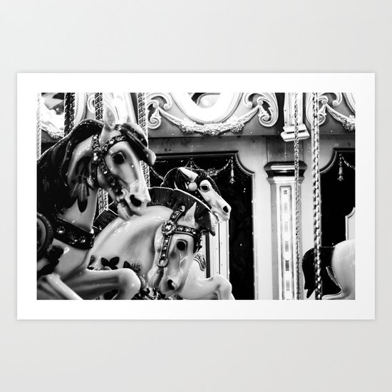 Carousel Art Print