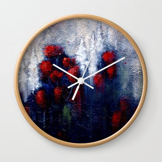 Blossoms Wall Clock