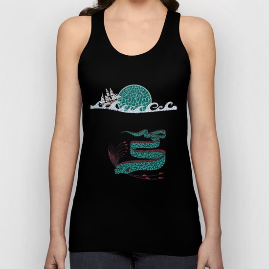 Ore Fish Mosaic Unisex Tank Top