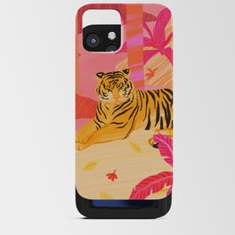 Tiger and Mandarin Ducks iPhone Card Case