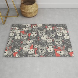 sweater mice coral Area & Throw Rug