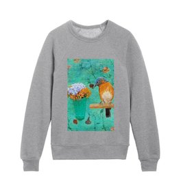 Wrapped In Flowers Kids Crewneck