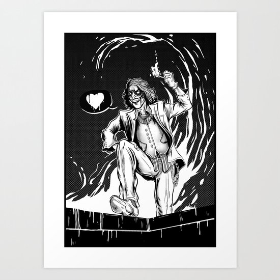 Superheroes SF Art Print