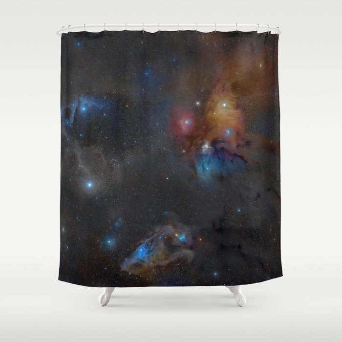 Rho Ophiucus Widefield Shower Curtain