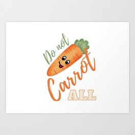 Carrot Fruit market Sticker Art Print