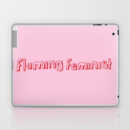 Flaming Feminist Laptop & iPad Skin