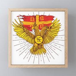 Byzantine Eagle Framed Mini Art Print