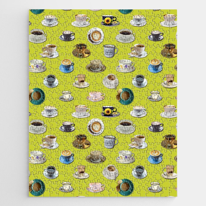 COFFEE CUP COLLAGE Jigsaw Puzzle