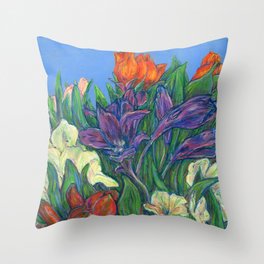 New Years Bouquet  Throw Pillow
