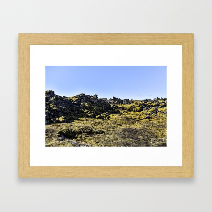 Icelandic Moss Framed Art Print