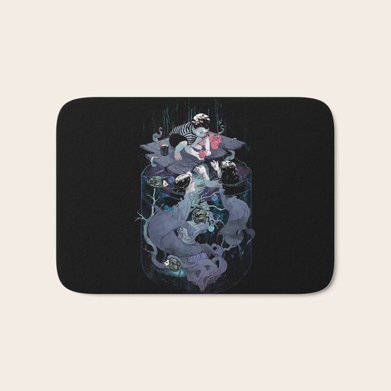 Fish food Bath Mat