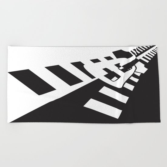 Zip Me, Please! Beach Towel