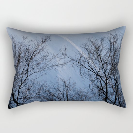 Landscape in the winter Rectangular Pillow