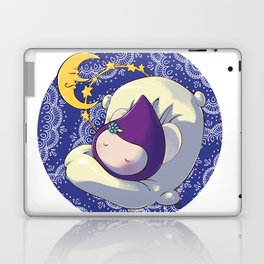 Sleeping Poppette and the Moon Laptop & iPad Skin