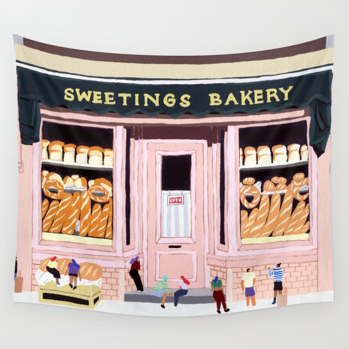 Sweetings Bakery Wall Tapestry