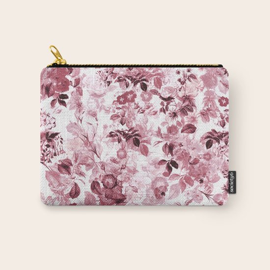 fleuri en rose Carry-All Pouch