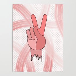 peace sign Poster
