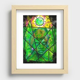 The Stays Recessed Framed Print