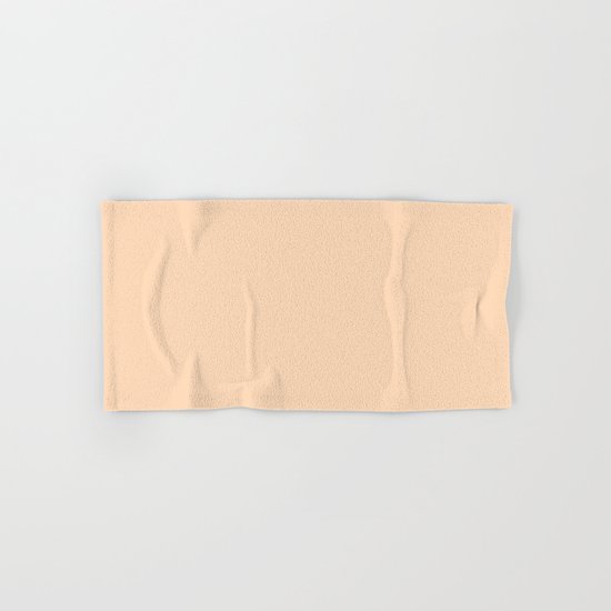 color peach puff Hand & Bath Towel