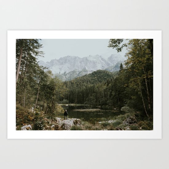 Mountain lake vibes II - Landscape Photography Art Print