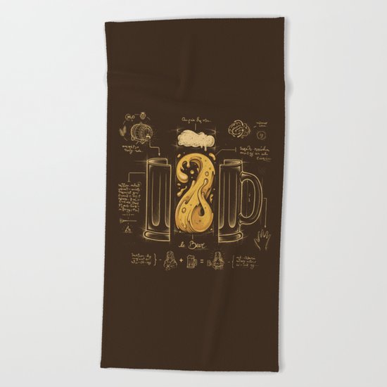Le Beer (Elixir of Life) Beach Towel