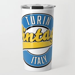 Turin italy vintage style logo Travel Mug