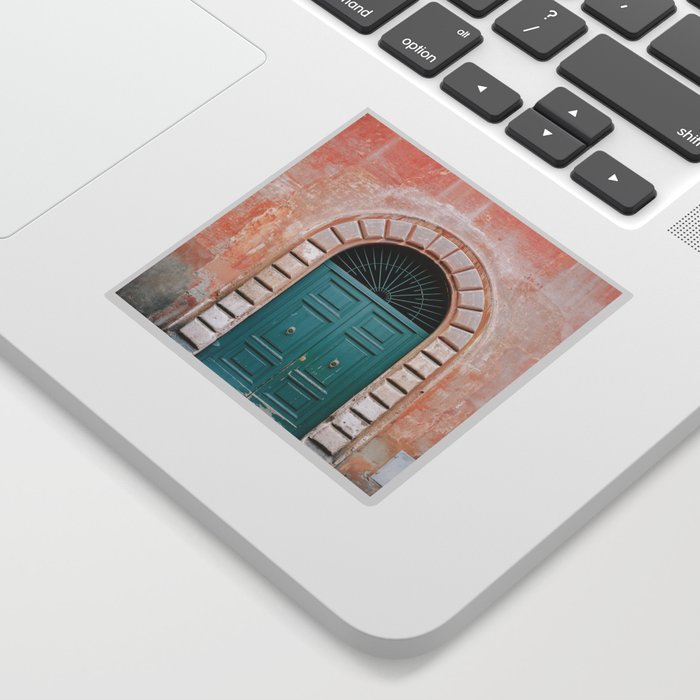 Rome Trastevere Door | Italy Travel Photography Stickers
