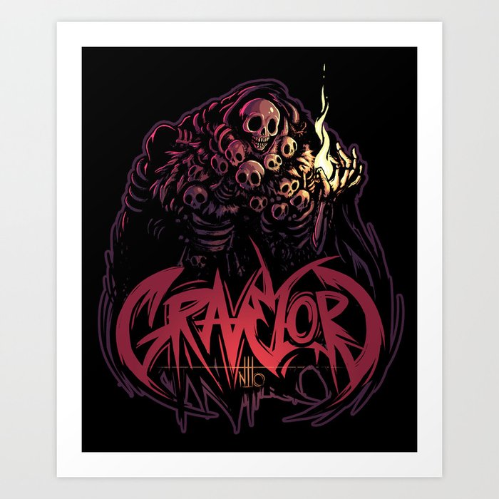 Dark Souls - Gravelord Nito Art Print