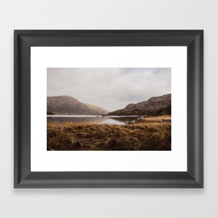 Golden Irish Landscape Framed Art Print