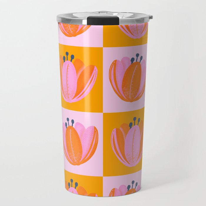 Summer Tulips Travel Mug