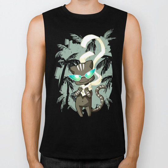 Jungle Cat Biker Tank