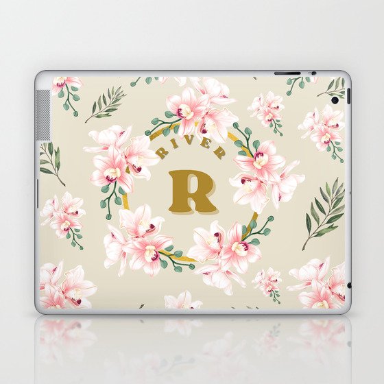 River with flowers  Laptop & iPad Skin