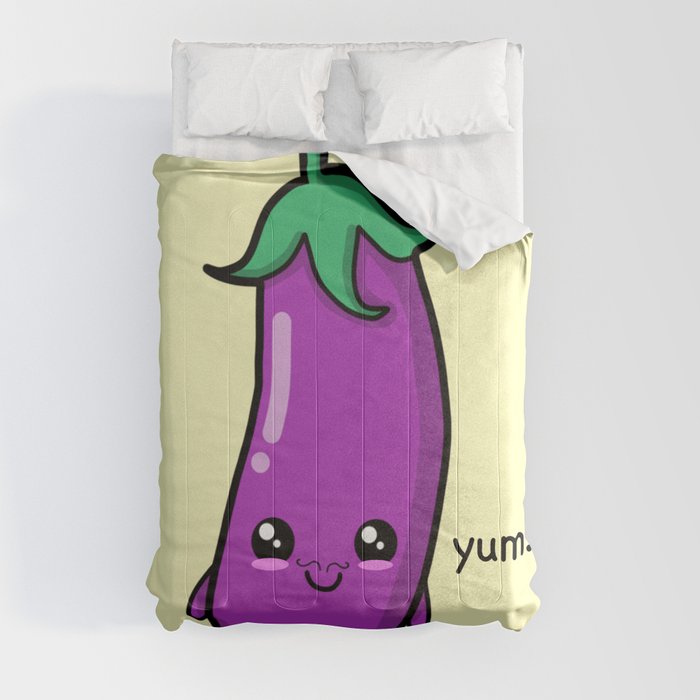 Naughty Eggplant, Yum. Cute Comforter