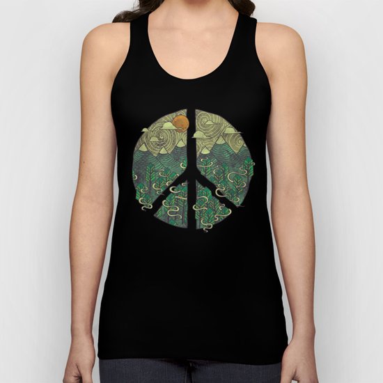 Peaceful Landscape Unisex Tank Top