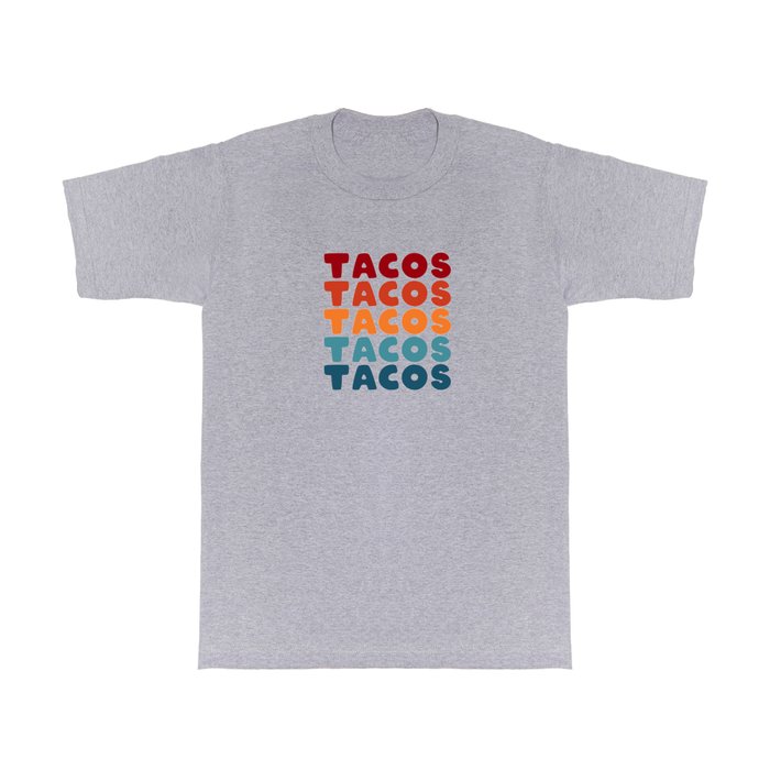 TACOS Retro Vintage Mexican Cinco de Mayo T Shirt