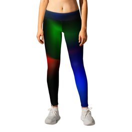 BLACK Leggings | 3D, Painting, Abstract 