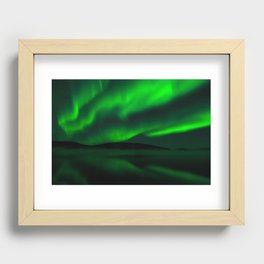 Aurora borealis Recessed Framed Print
