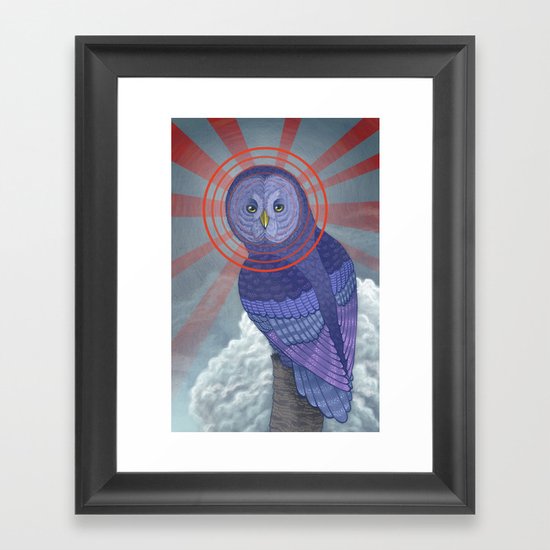 Great Grey Owl Framed Art Print