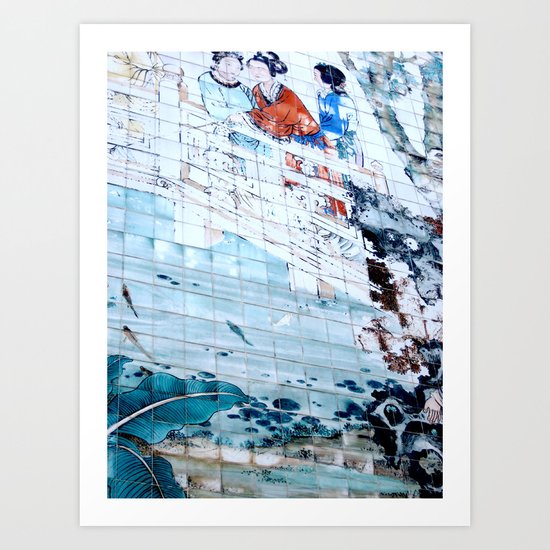 Gossip Queens Art Print
