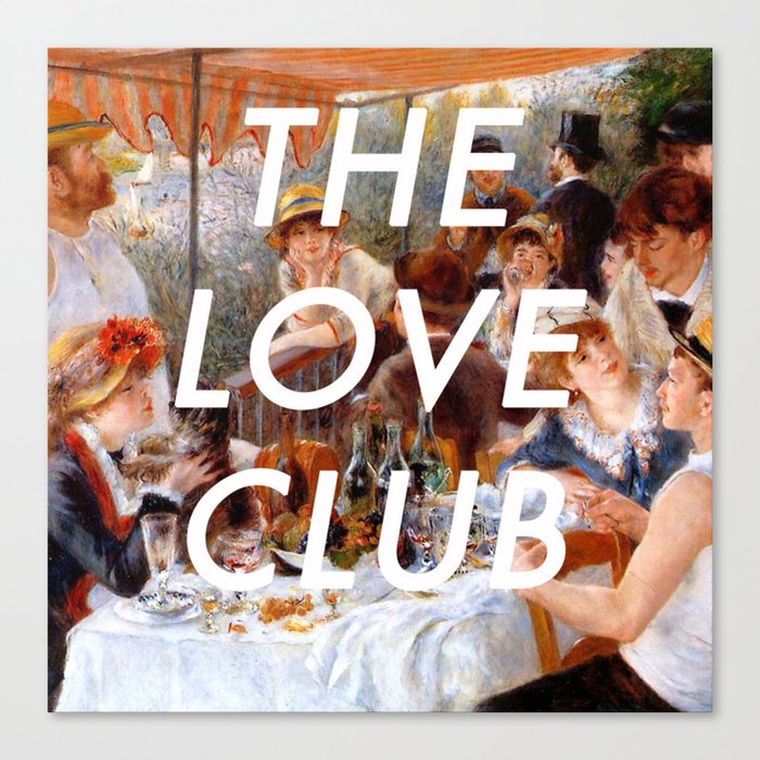 Luncheon with the Love Club Canvas Print