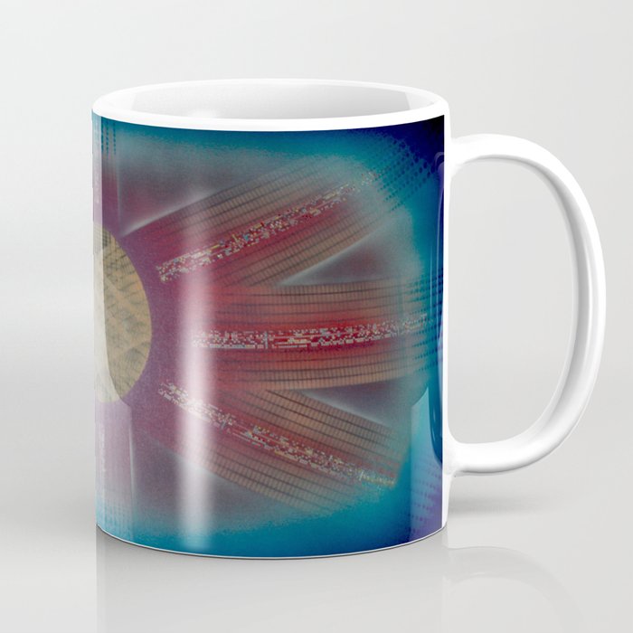 Pixel Sunrise Coffee Mug