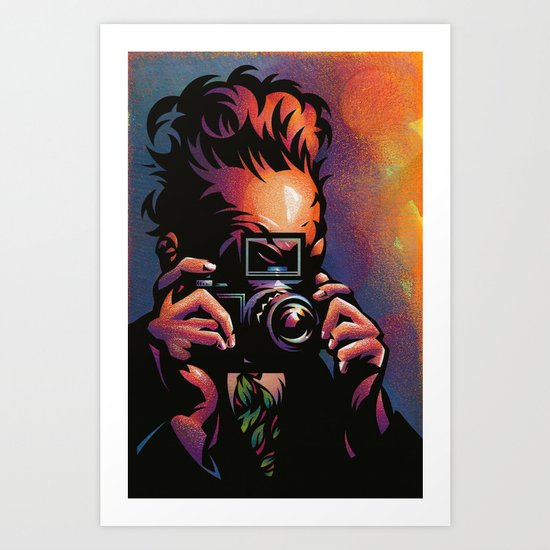 Cameraman Art Print