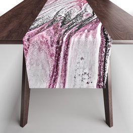 Modern Alcohol Ink Star Light - Galaxy Flow In Space Table Runner