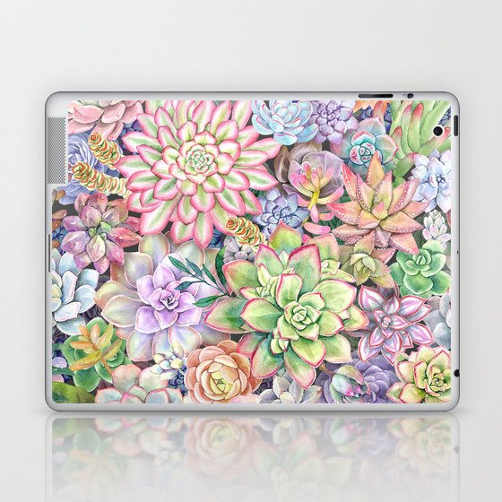 Succulent Garden #66 Laptop & iPad Skin