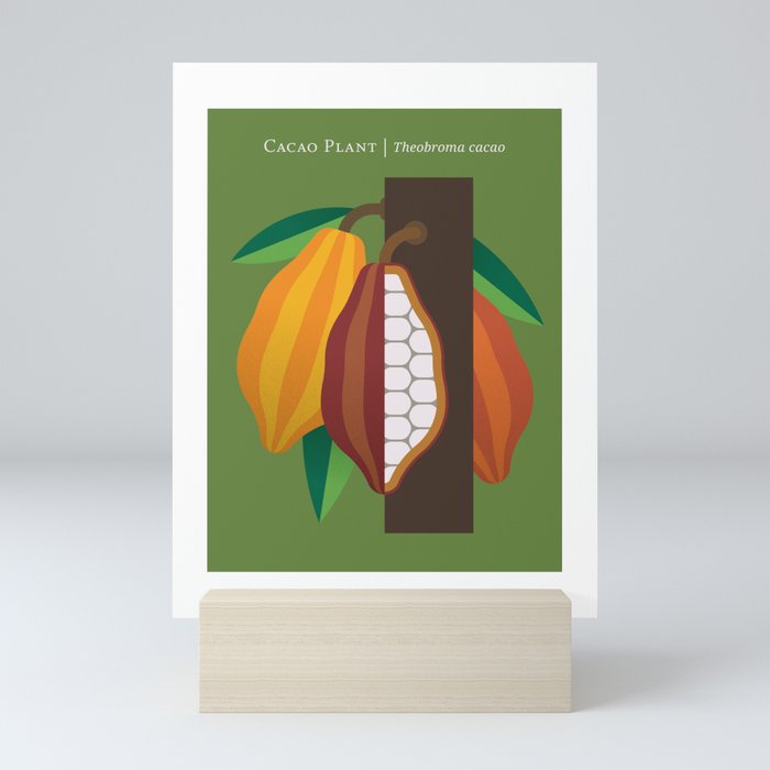 Cacao Plant Mini Art Print