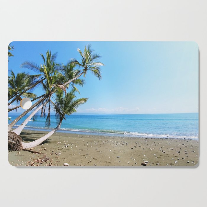 costa rica beach Cutting Board