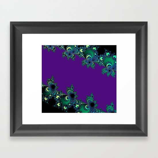 Asymmetrical Fractal 218 Framed Art Print