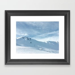 mammoth mountain summit. Framed Art Print