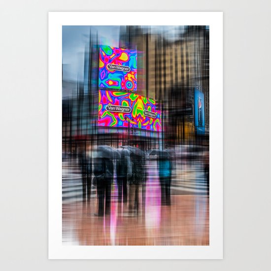 Rainy day in New York City II Art Print